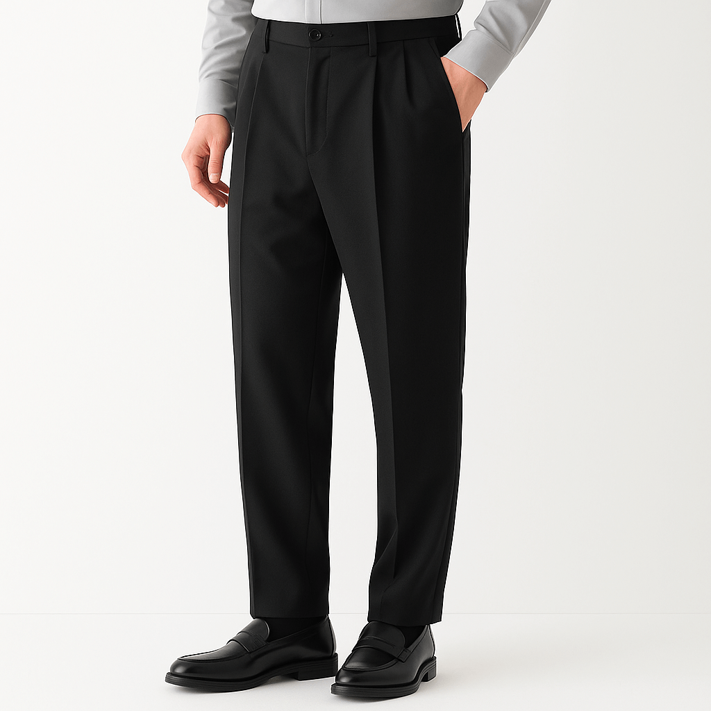 Luminovi | Draped Tapered Trousers