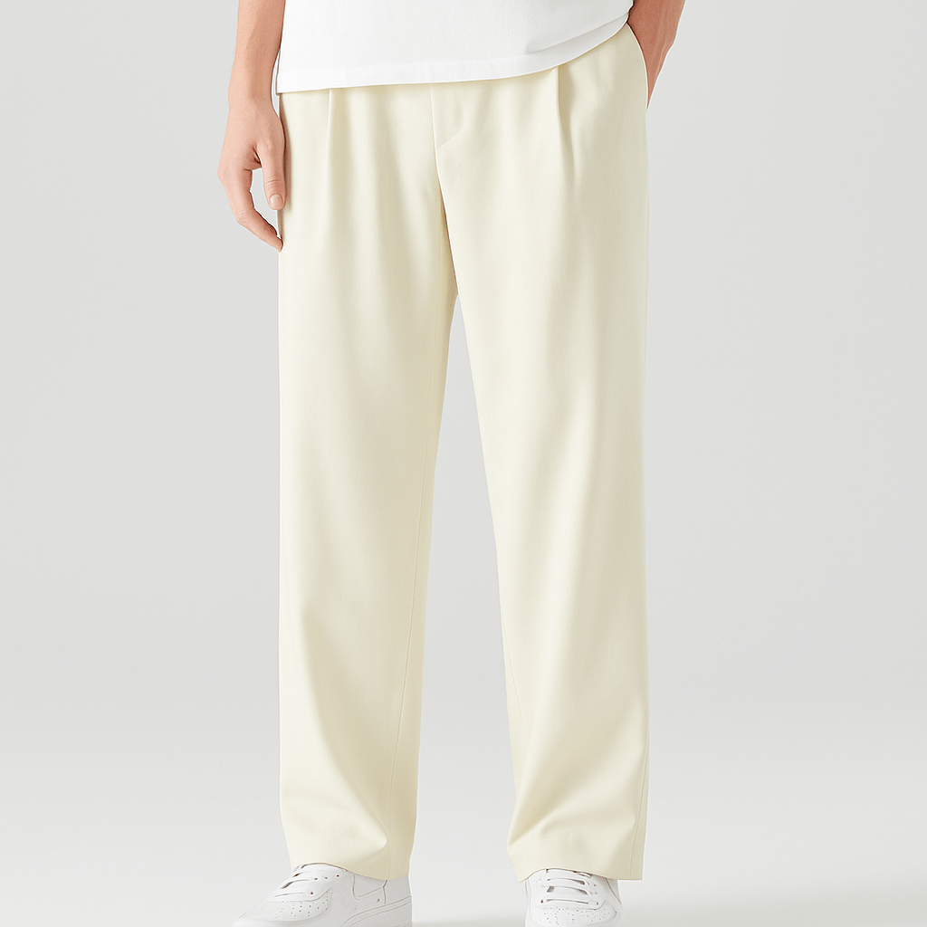 Luminovi | Relaxed Straight-Leg Trousers