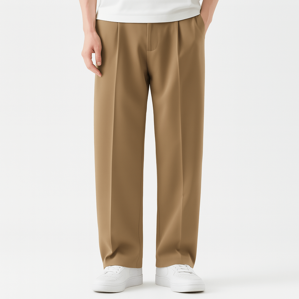 Luminovi | Relaxed Straight-Leg Trousers