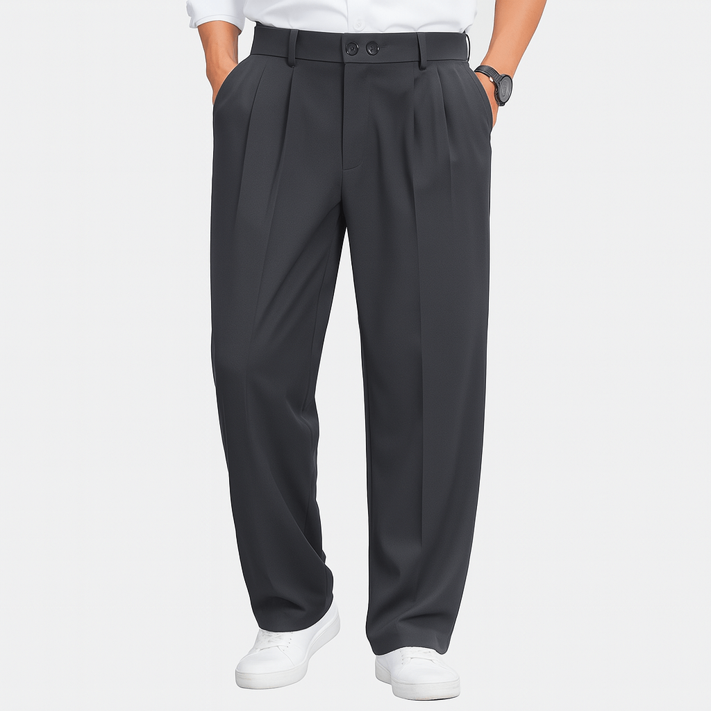 Luminovi | Loose Fit Knit Trousers