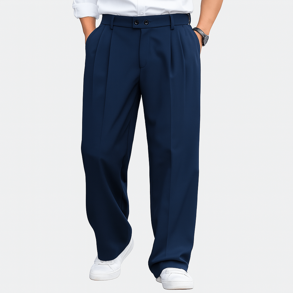 Luminovi | Loose Fit Knit Trousers