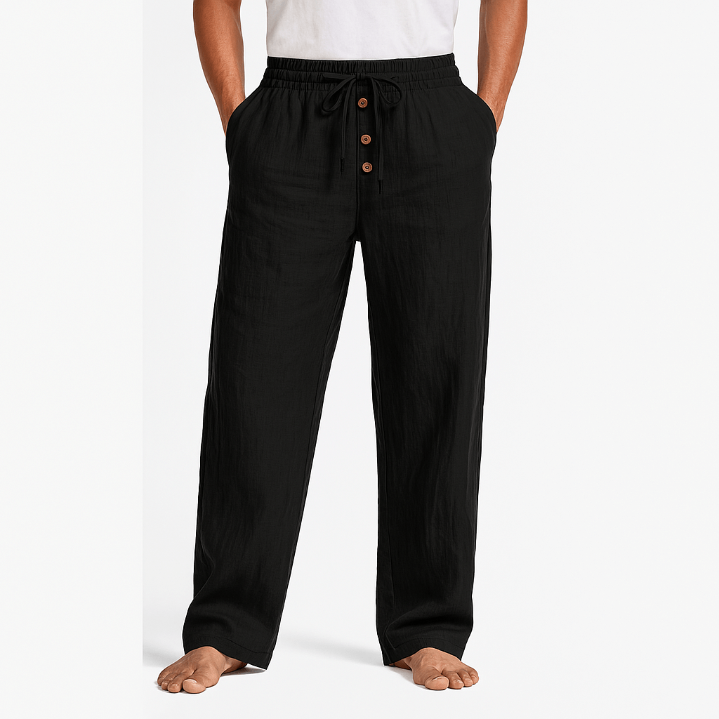Luminovi | Linen Drawstring Pants