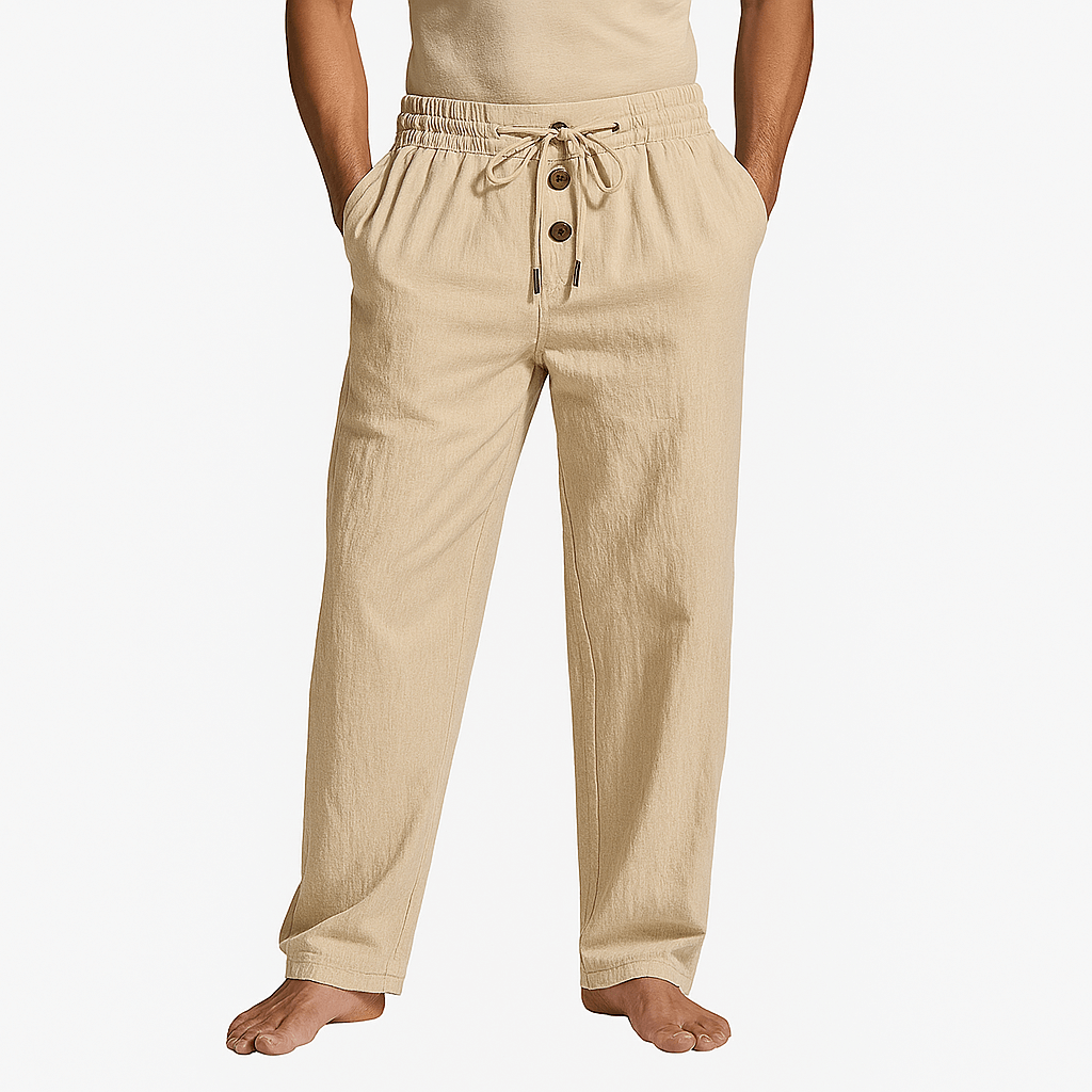 Luminovi | Linen Drawstring Pants