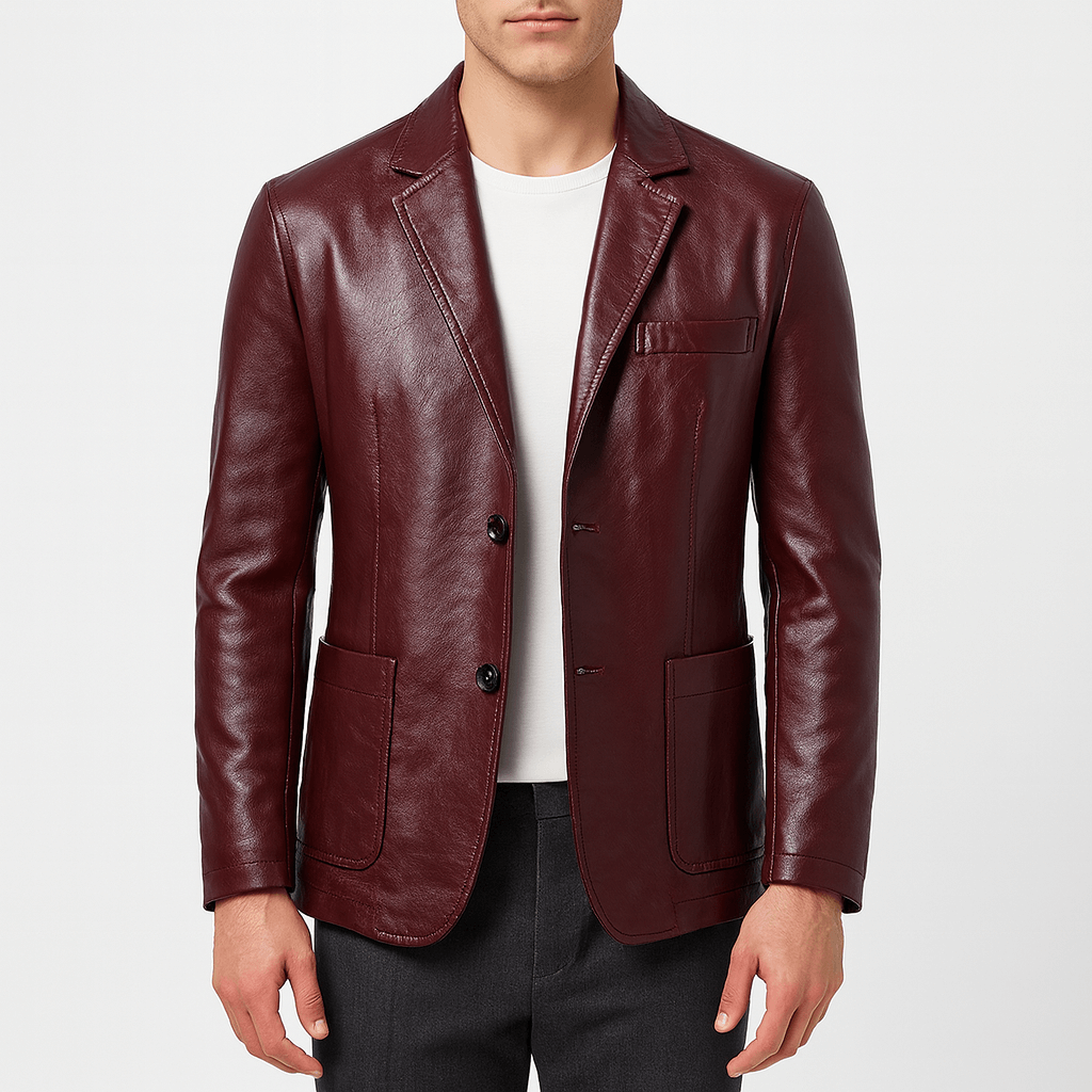 LUMINOVI | Utility Leather Jacket