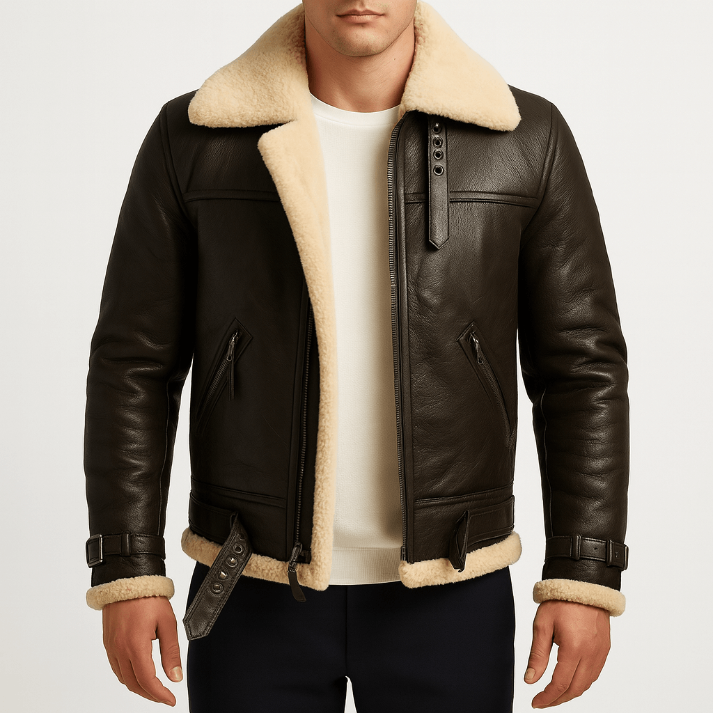 LUMINOVI | PU Leather Coat