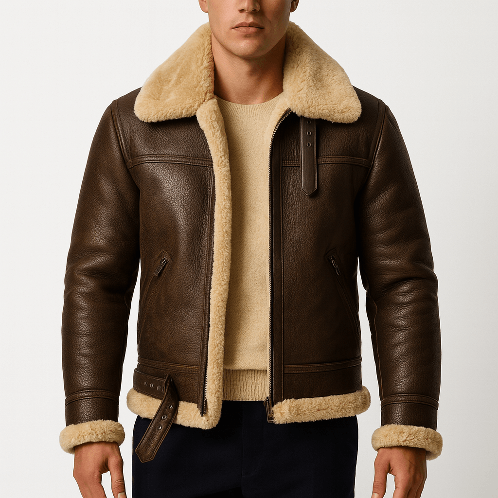 LUMINOVI | PU Leather Coat