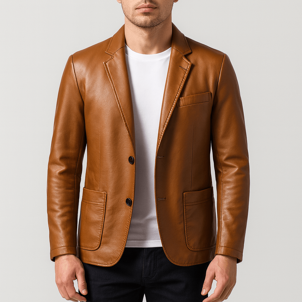 LUMINOVI | Tailored Leather Jacket