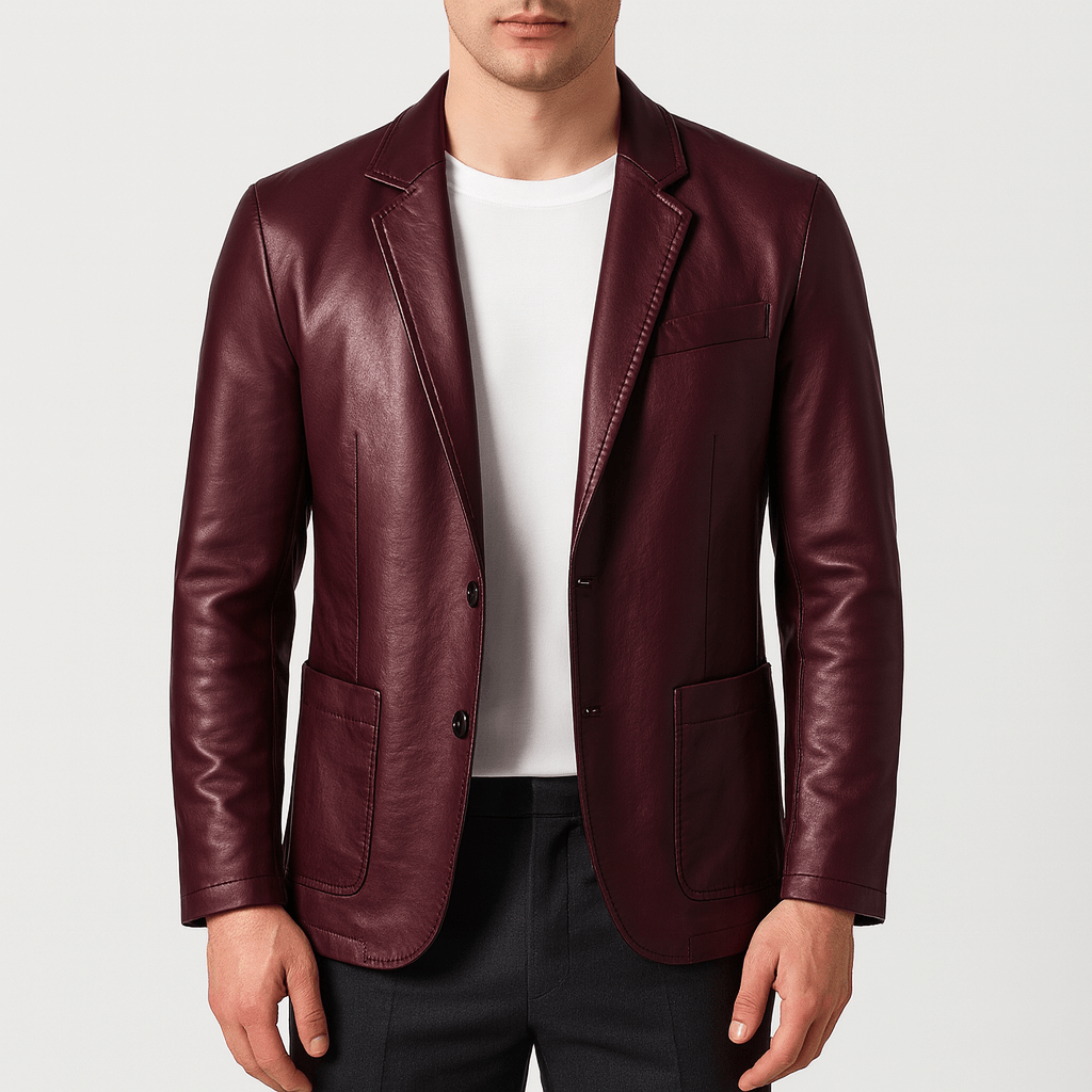 LUMINOVI | Tailored Leather Jacket