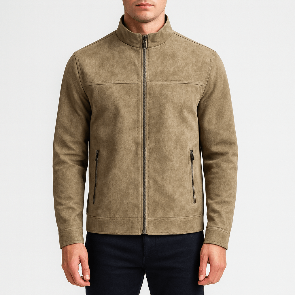 LUMINOVI | Hand-Stitched Leather Jacket