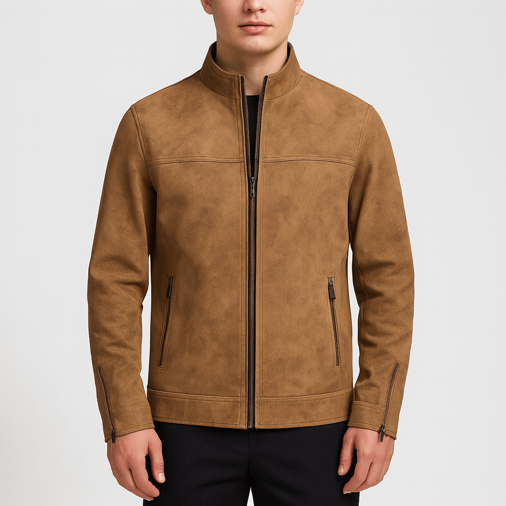 LUMINOVI | Hand-Stitched Leather Jacket