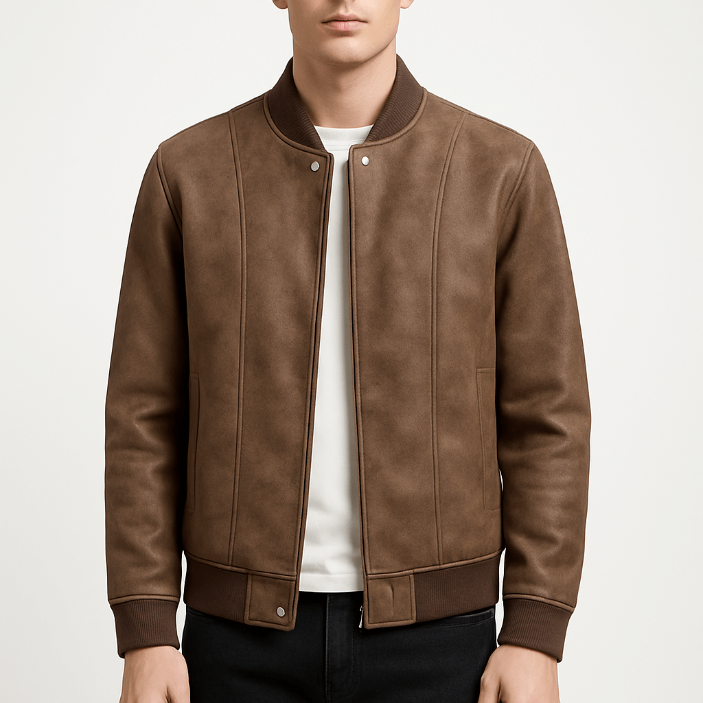 Luminovi | Deerskin Bomber Jacket