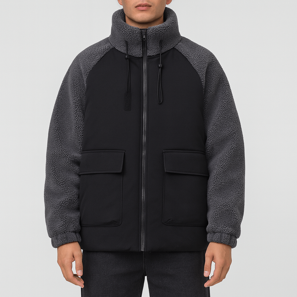 LUMINOVI | Lamb Wool Parka Jacket