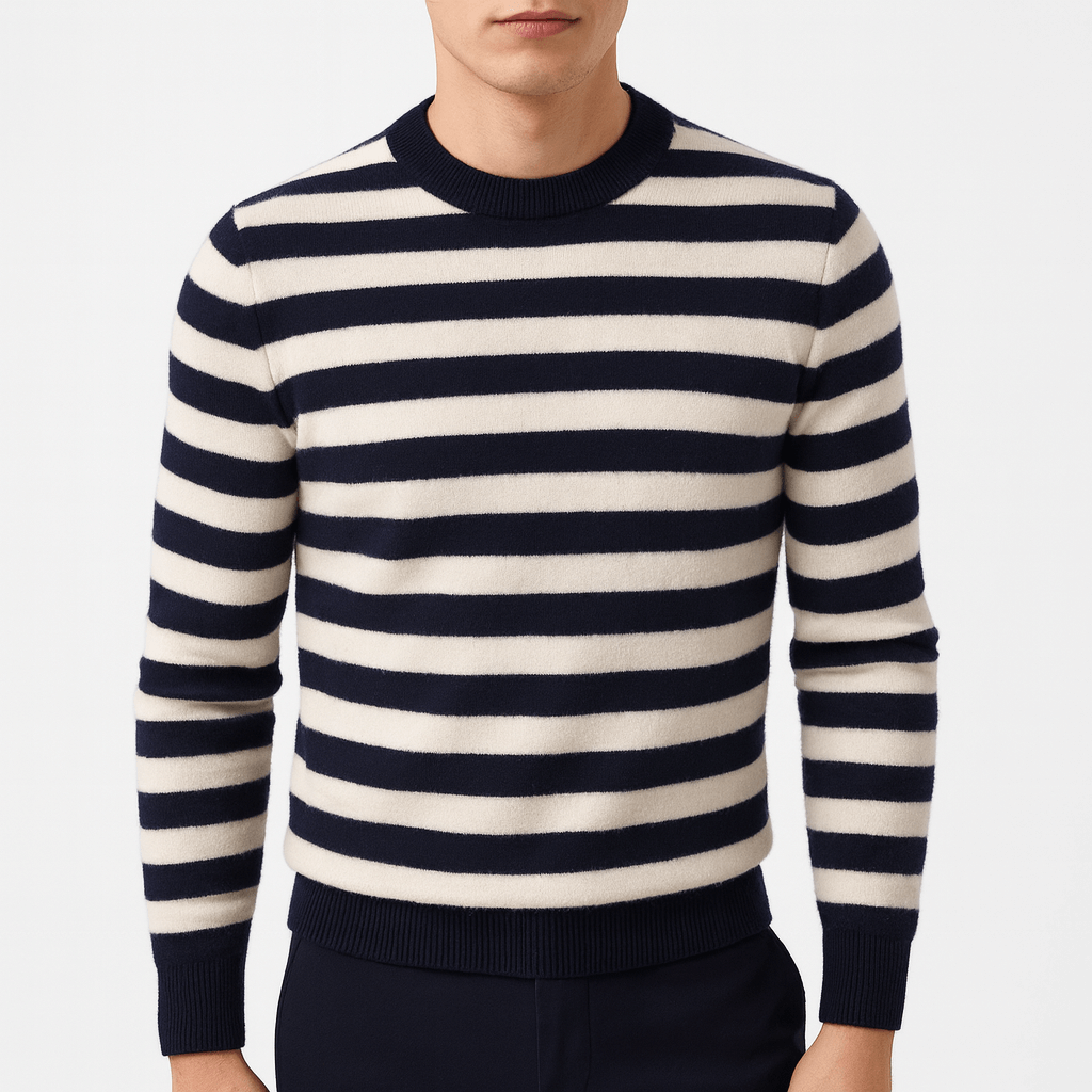 Luminovi | Wool Stripe Sweater