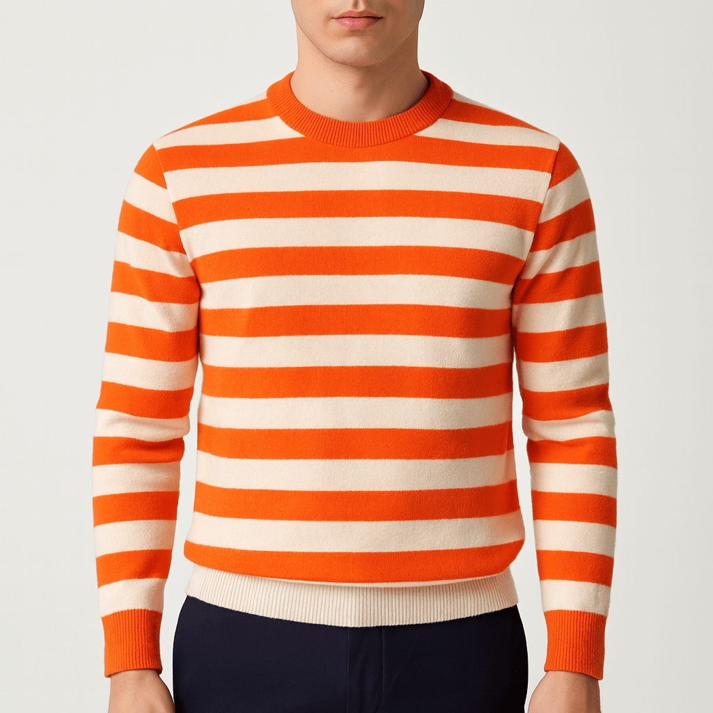 Luminovi | Wool Stripe Sweater