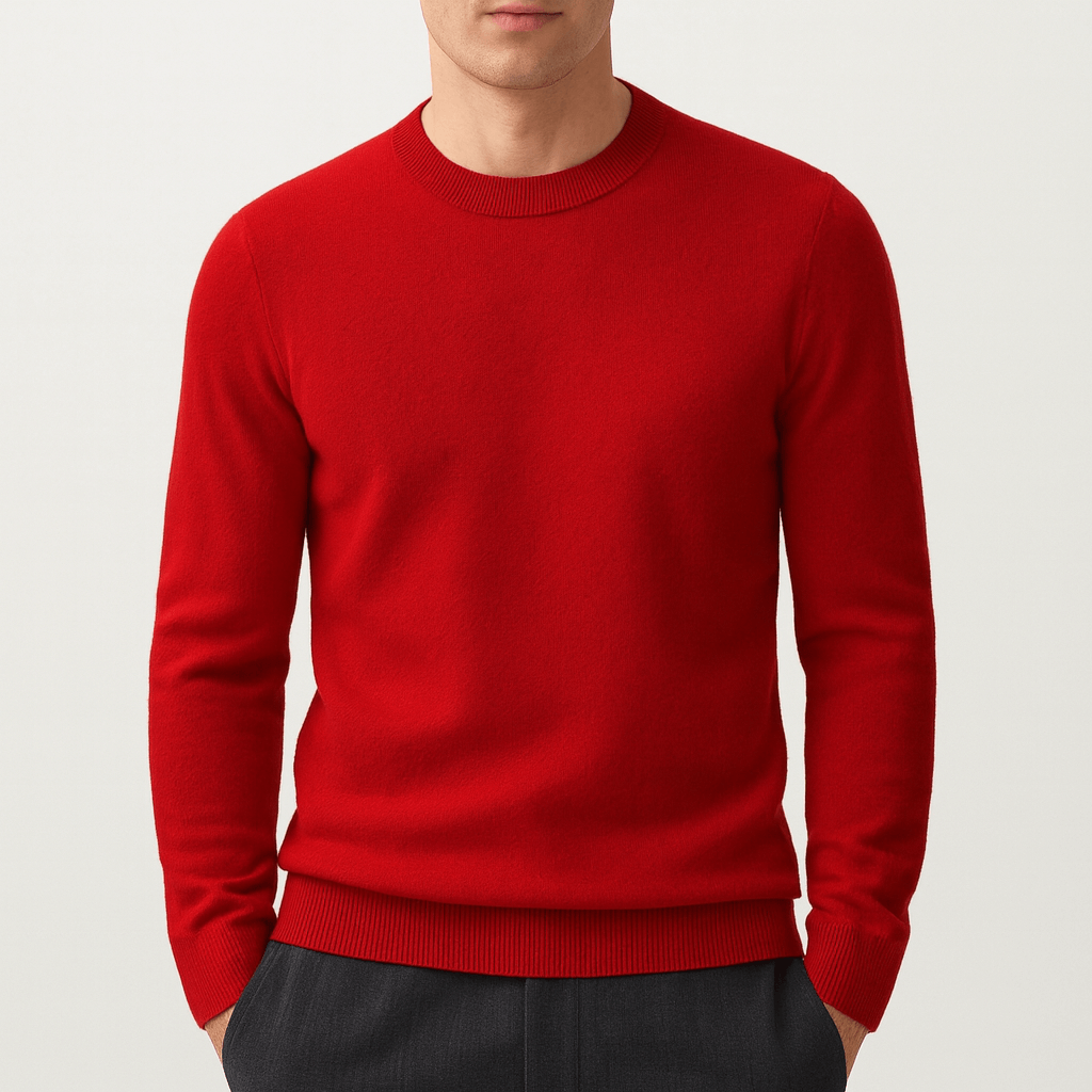 Luminovi | Wool Crewneck Sweater