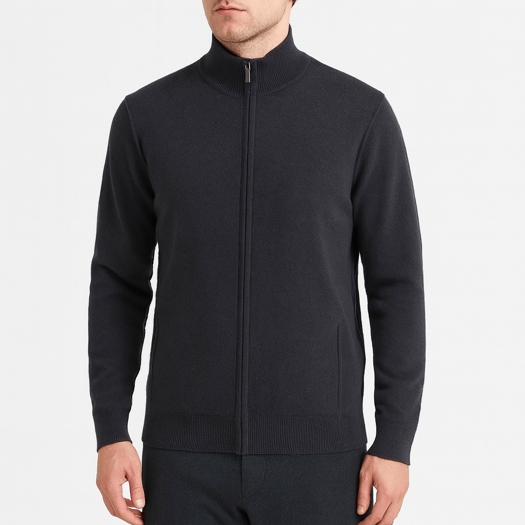 Luminovi | Full-Zip Wool Sweater