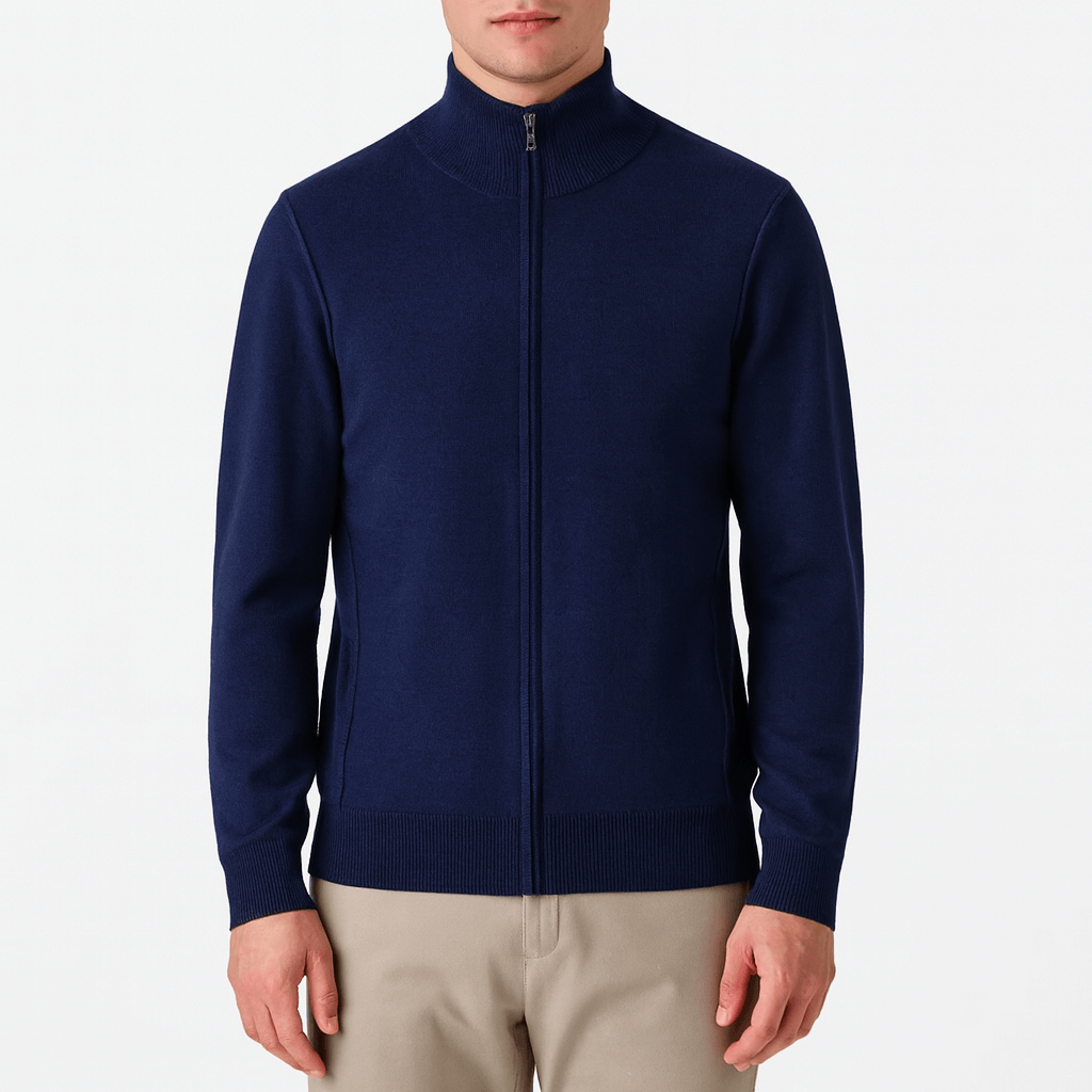 Luminovi | Full-Zip Wool Sweater