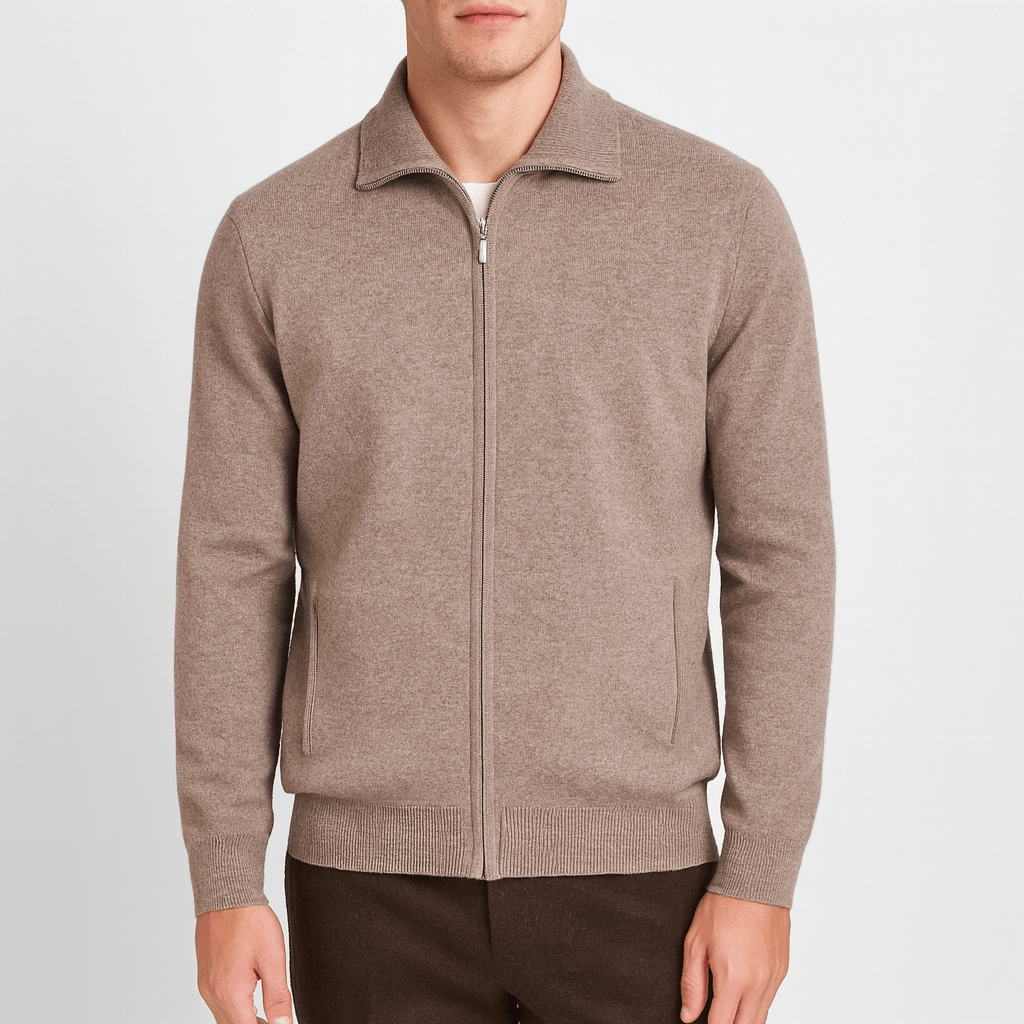 Luminovi | Full-Zip Wool Sweater