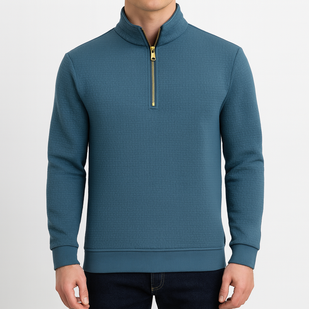 LUMINOVI | Jacquard Knit Pullover