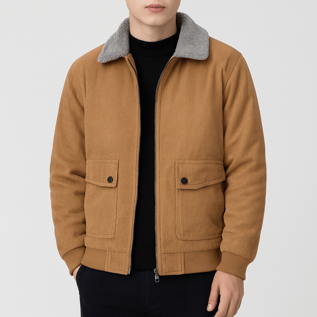 LUMINOVI | Sherpa Bomber Jacket