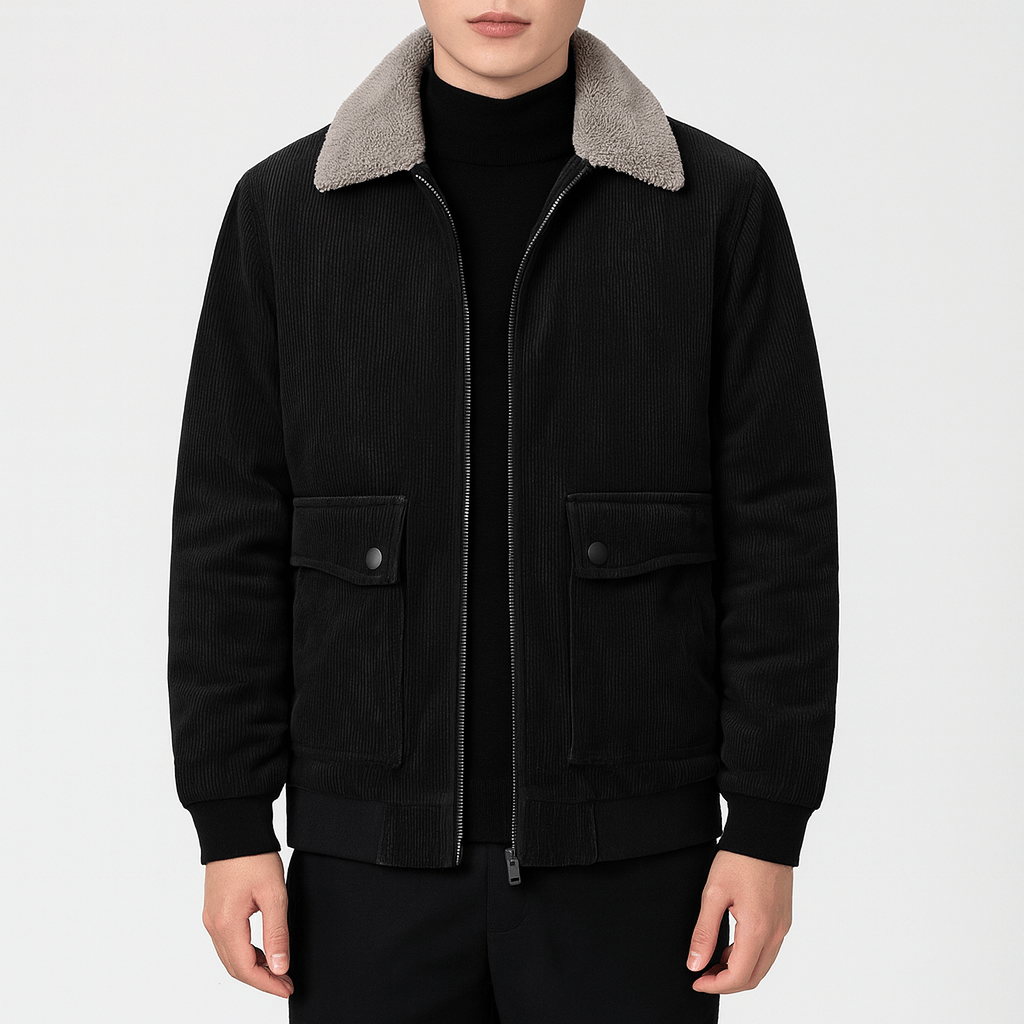 LUMINOVI | Sherpa Bomber Jacket