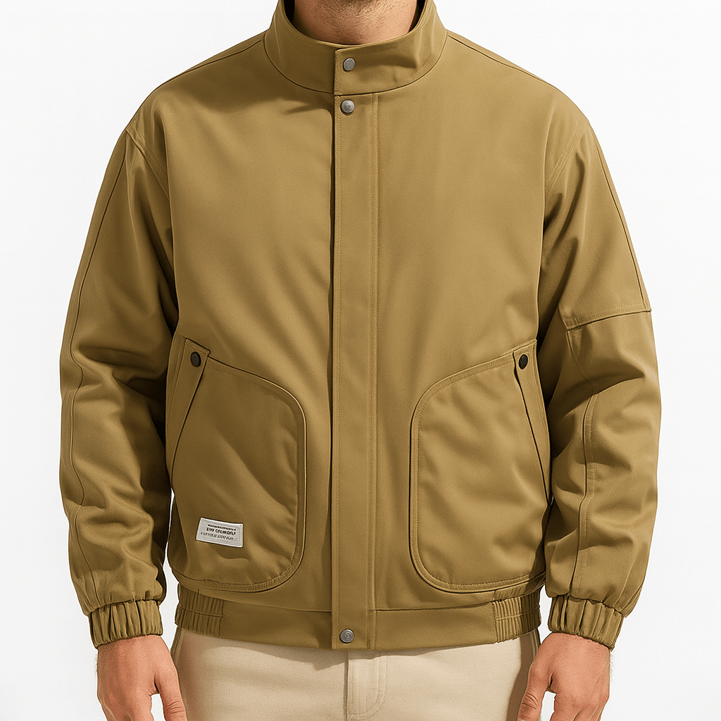 LUMINOVI | Oversized Bomber Jacket
