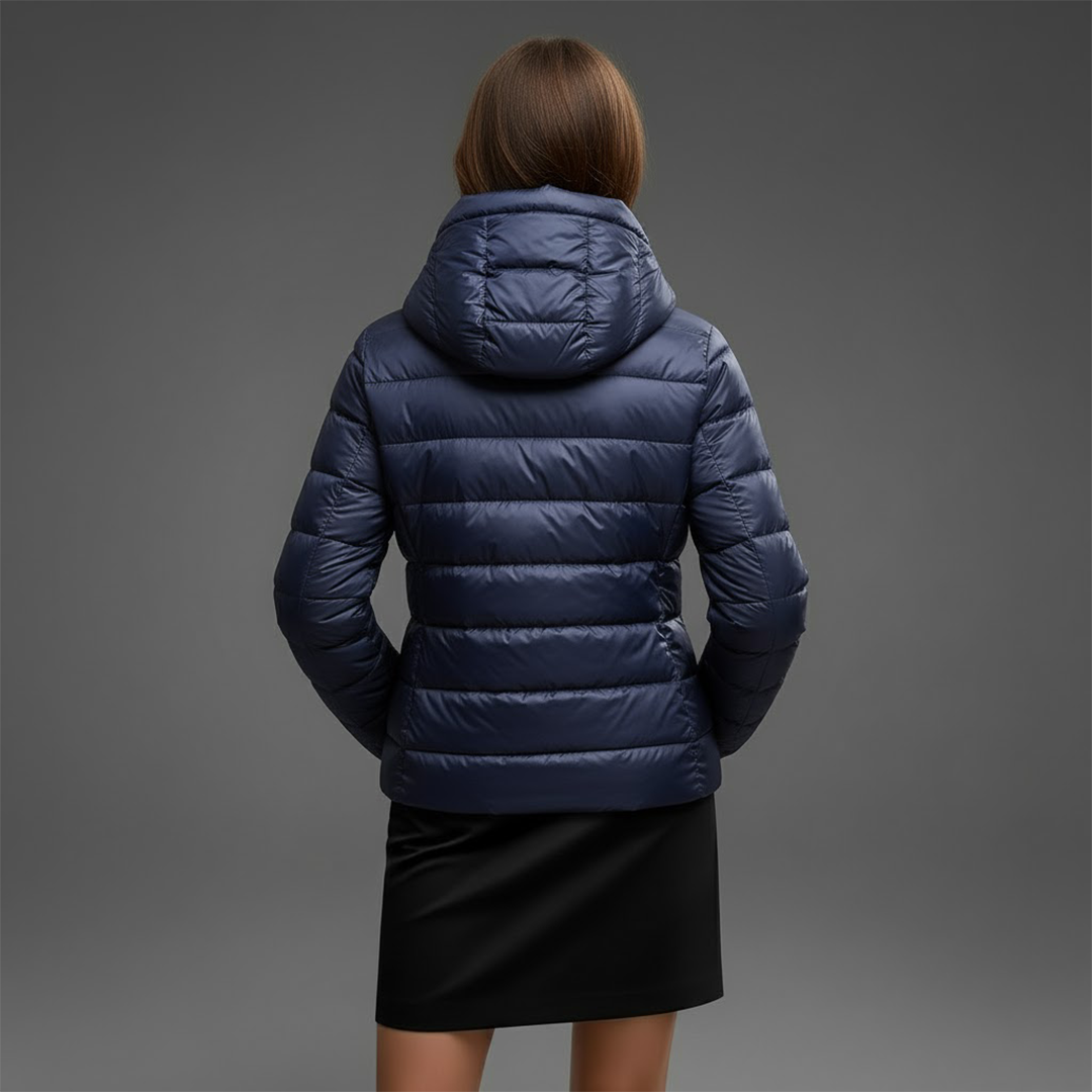 Lightweight Padded Jacket for Women with Breathable Lining