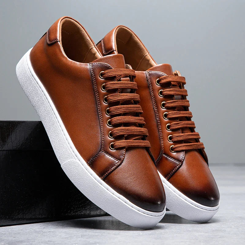 LumiNovi | Maver Leather Sneakers