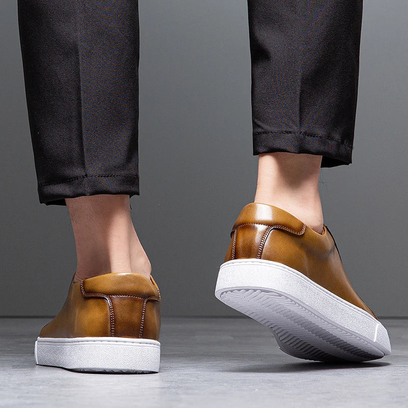 LumiNovi | Maver Leather Sneakers