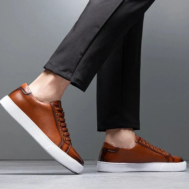 LumiNovi | Maver Leather Sneakers