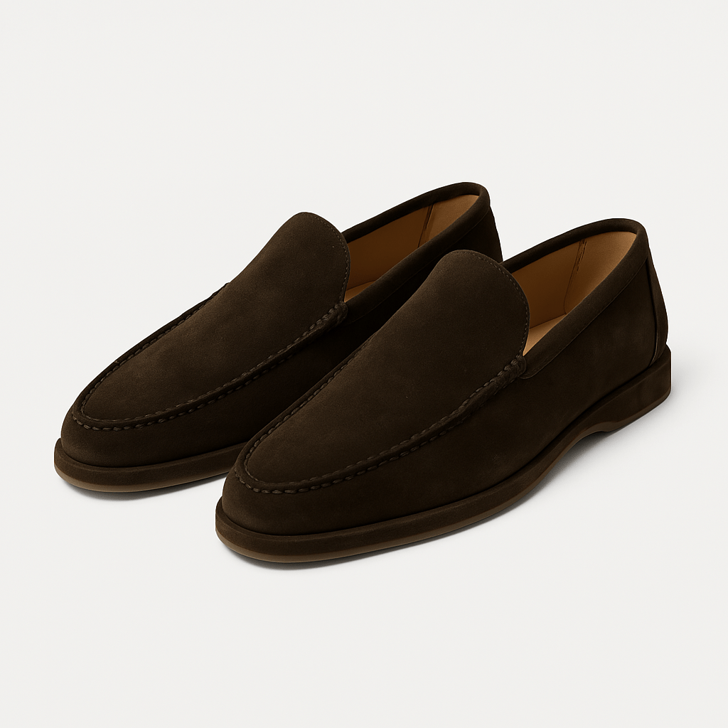 LumiNovi | The Low Suede Loafers loafers