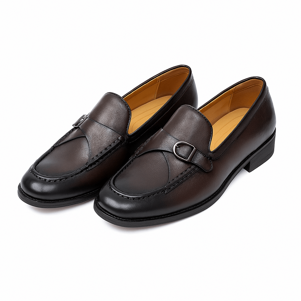 Luminovi | Buckled Vegan Loafers