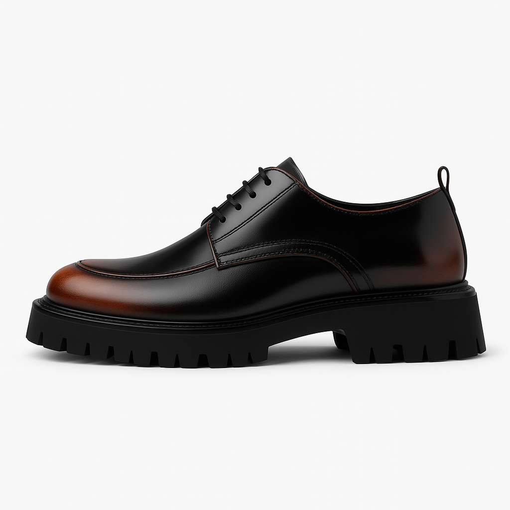 Luminovi | Burnished Leather Shoes