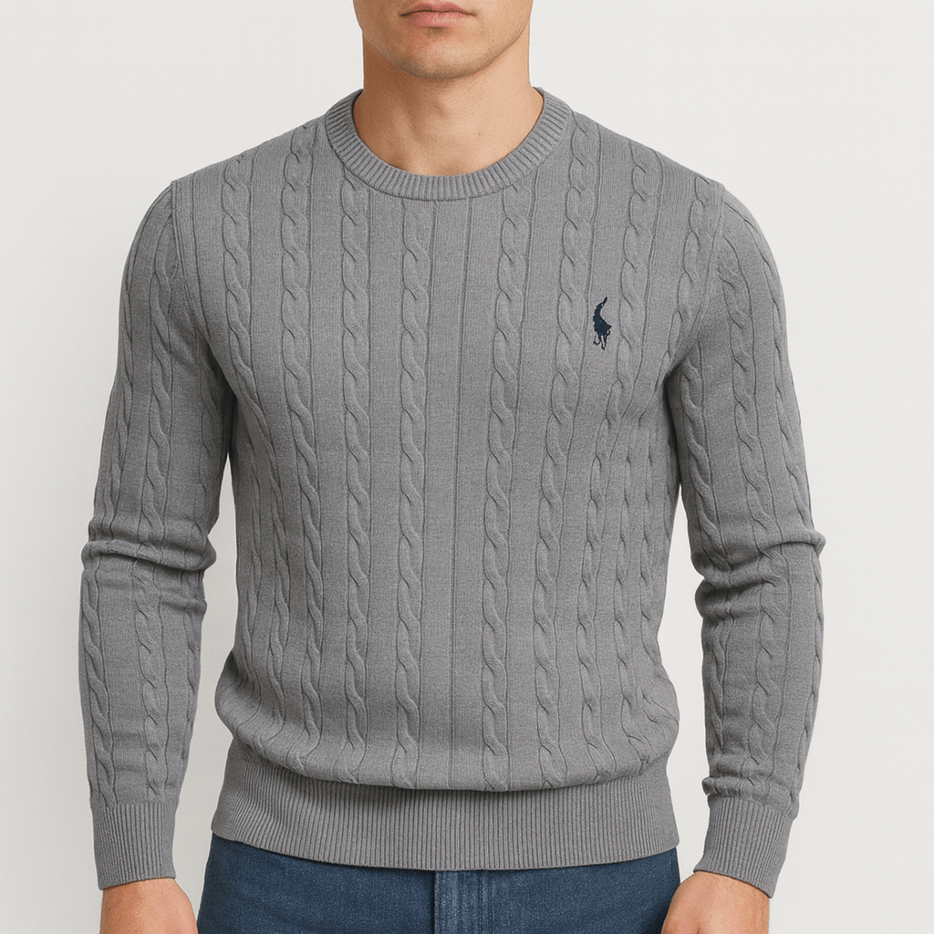 Luminovi | Cable Knit Sweatshirt