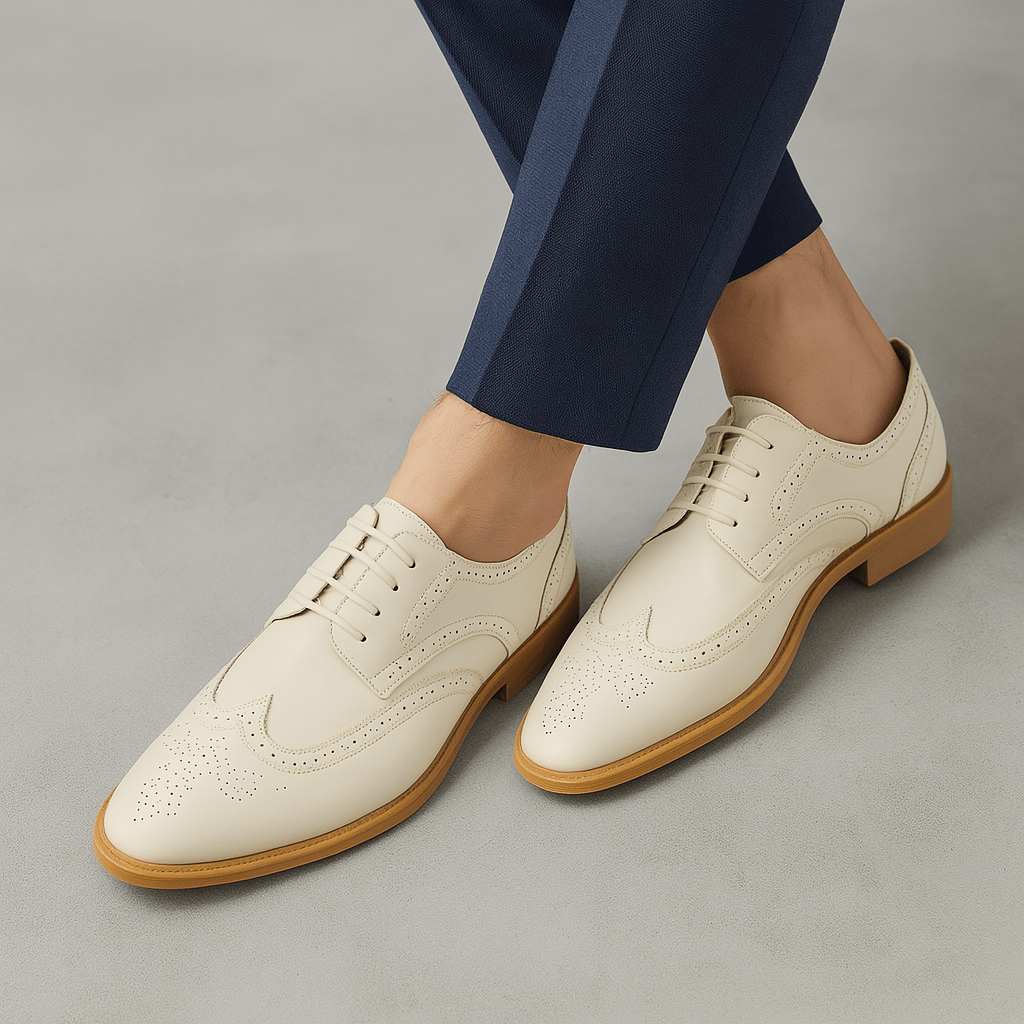 Luminovi | Cambridge Patent Brogue Dress Shoes