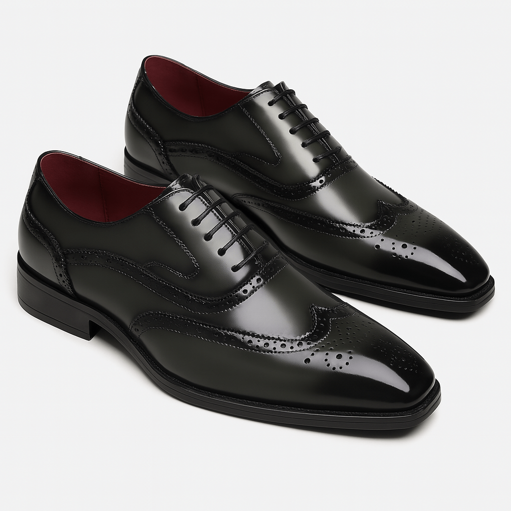 Luminovi | Cambridge Patent Brogue Dress Shoes