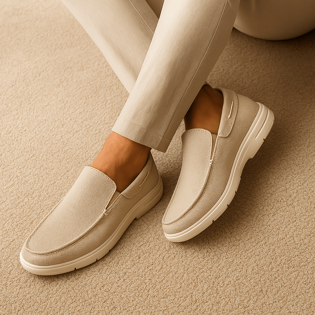 Luminovi | Canvas Slip-On Loafers