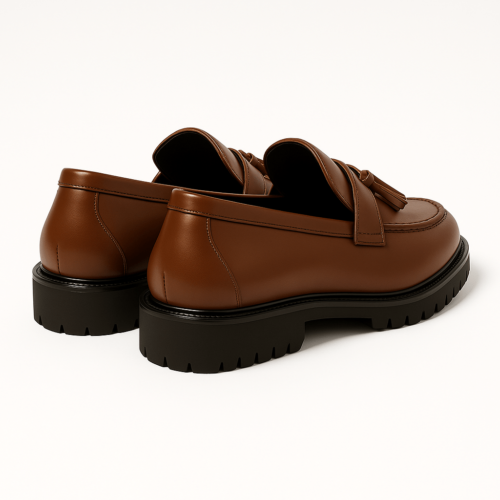 Luminovi | Chunk Sole Tassel Loafers