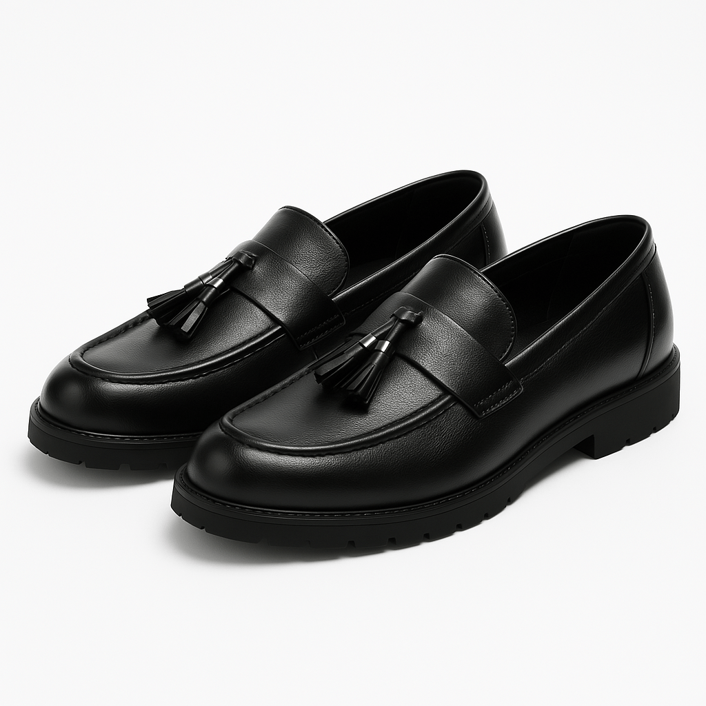 Luminovi | Chunk Sole Tassel Loafers