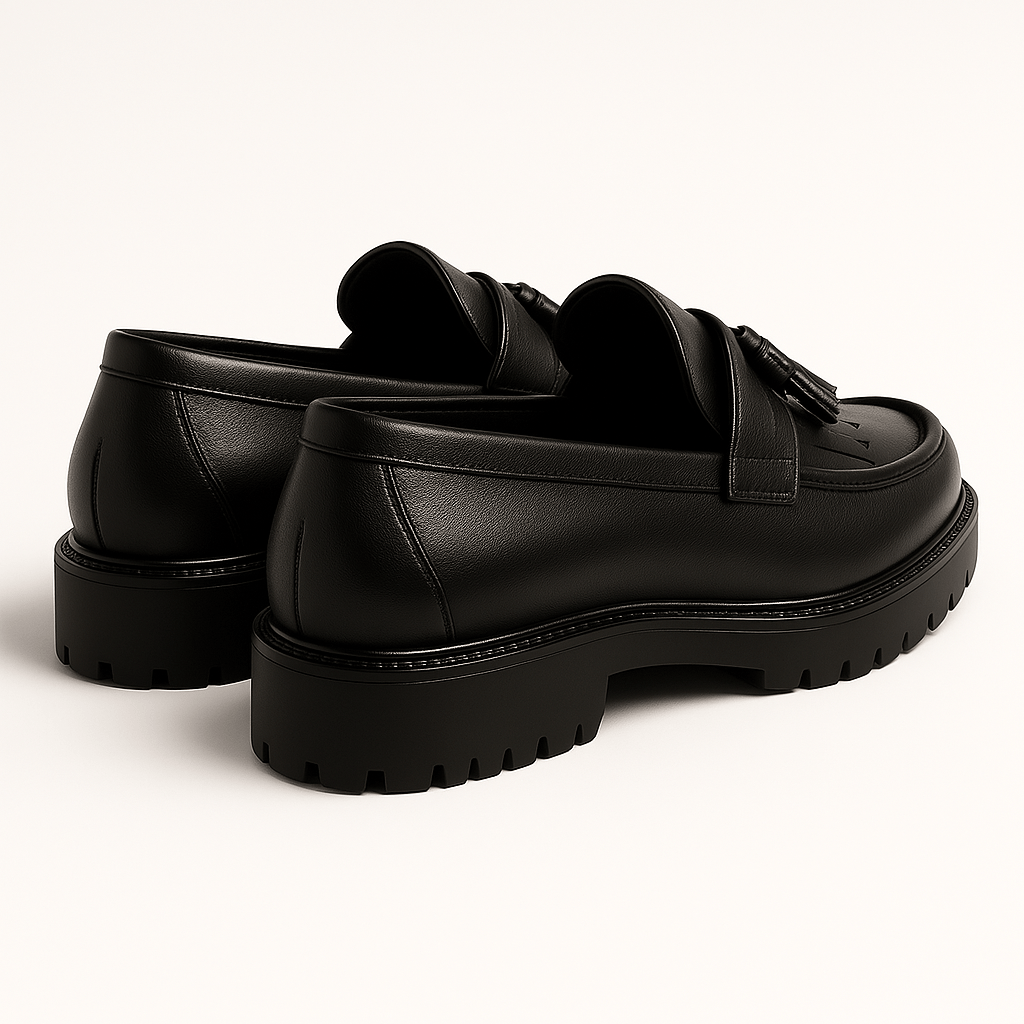 Luminovi | Chunk Sole Tassel Loafers