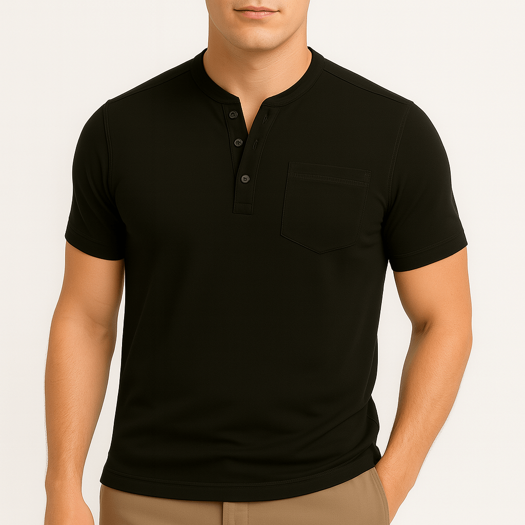 Luminovi | Contrast Piping Polo Shirt