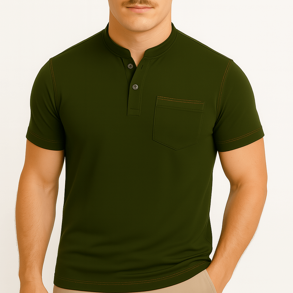 Luminovi | Contrast Piping Polo Shirt
