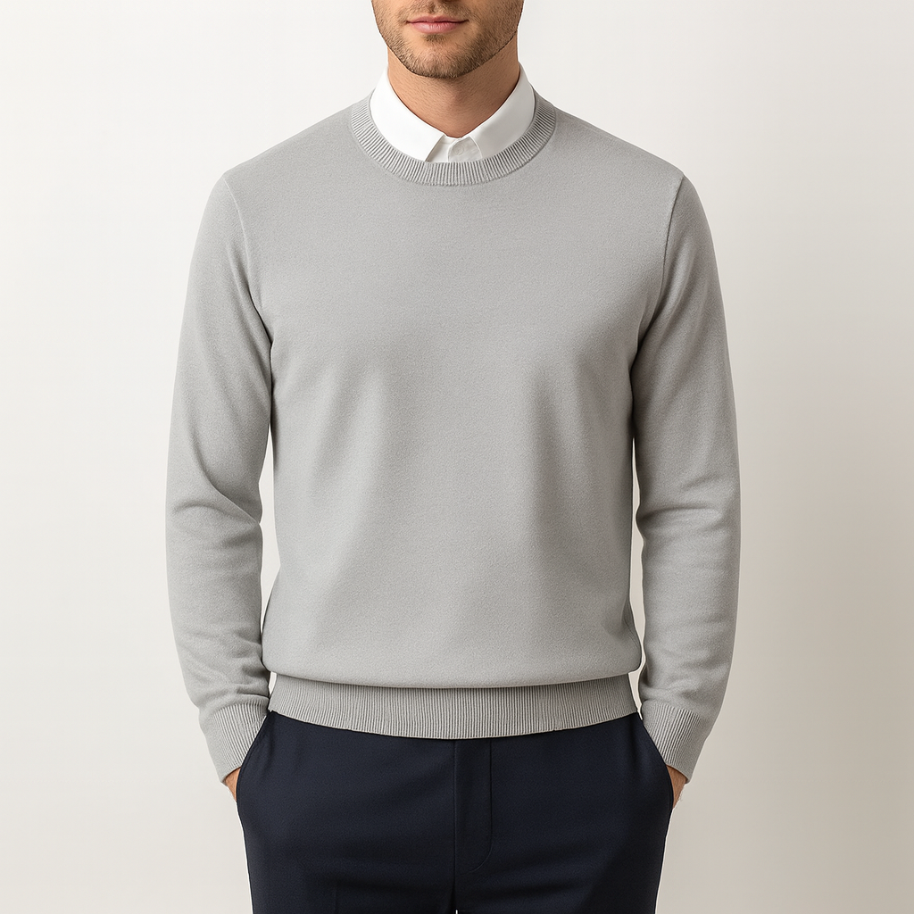 Luminovi | Crew Neck Sweatshirt-Sweatshirt