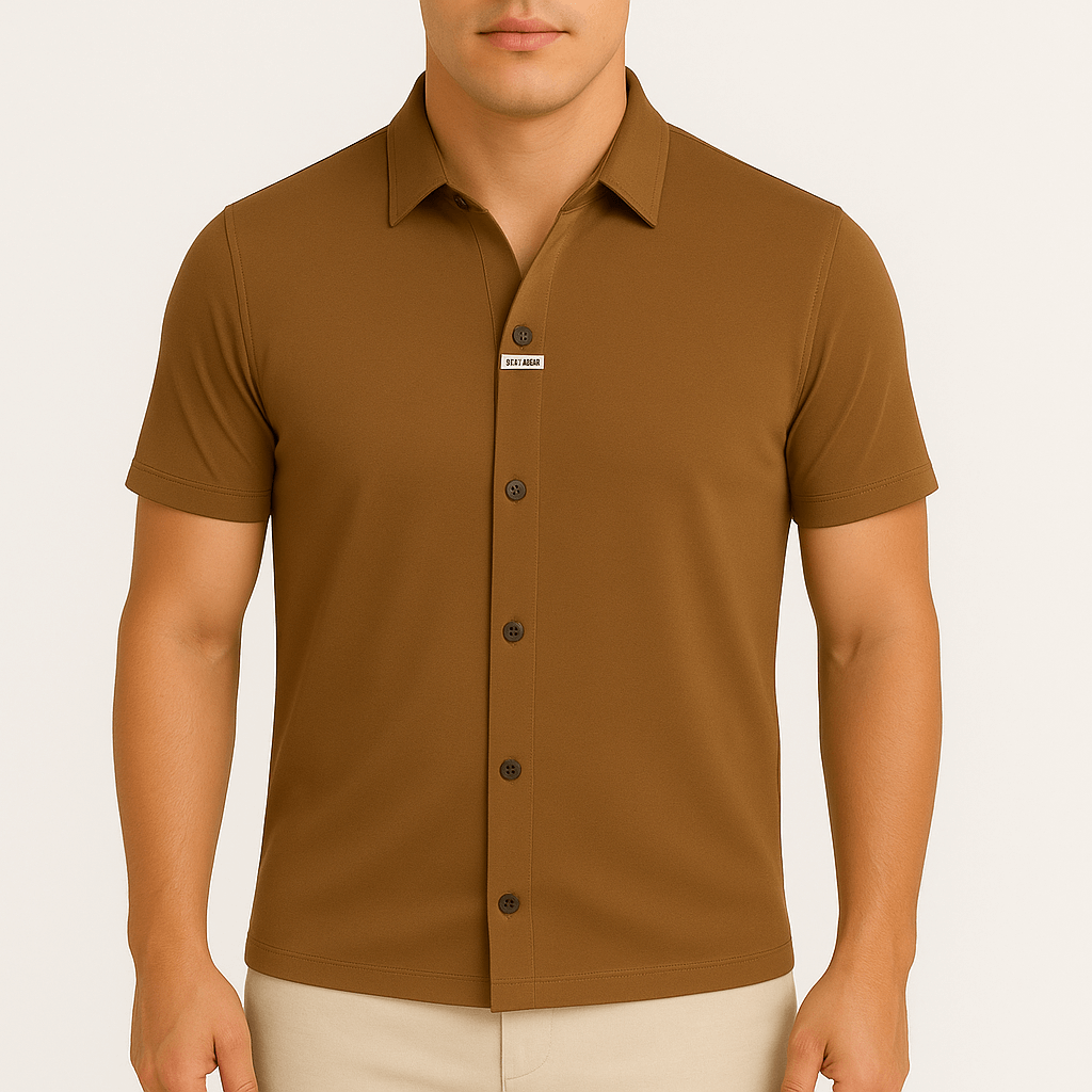 Luminovi | Elegant Cotton Button-Up Shirt