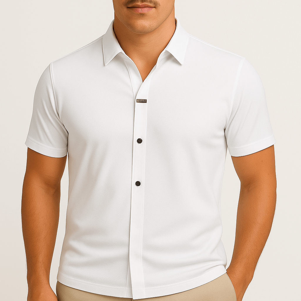 Luminovi | Elegant Cotton Button-Up Shirt
