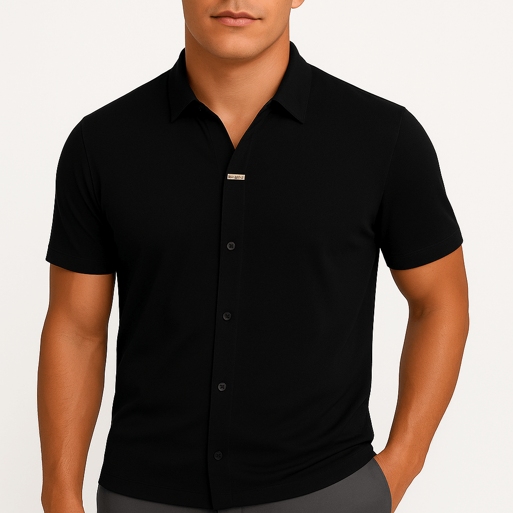 Luminovi | Elegant Cotton Button-Up Shirt