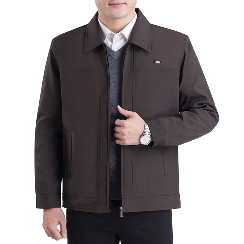 Luminovi | Elegant Turn-Down Collar Jacket-Jacket