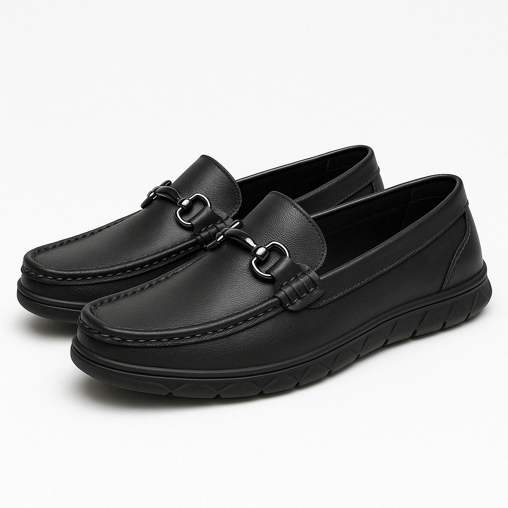 Luminovi | Flex Leather Loafers