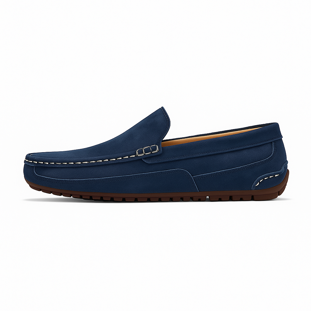 Luminovi | Francesco Suede Leather Loafers