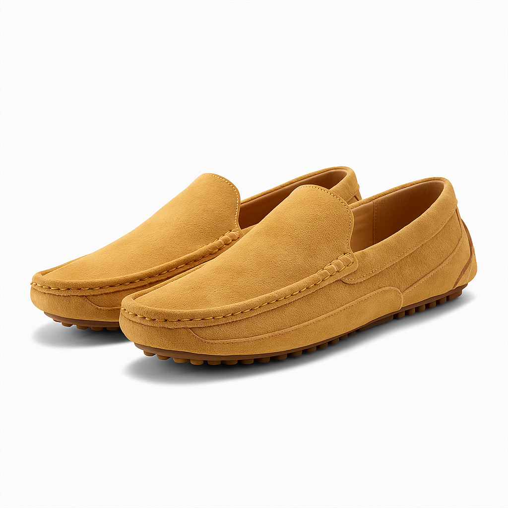 Luminovi | Francesco Suede Leather Loafers